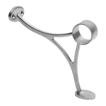 Lavi Industries Lavi Industries, Combination Bracket, for 2" Tubing, Satin Stainless Steel 44-400/2